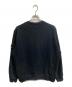 STONE ISLAND (ストーンアイランド) ガーメントダイ ブラッシュドコットン スウェット ブラック サイズ:XL：16000円