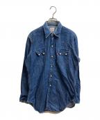 LEVI'Sリーバイス）の古着「ショートホーン デニムウエスタンシャツ」｜インディゴ