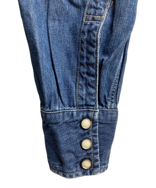 LEVI'S（リーバイス）LEVI'S (リーバイス) ショートホーン デニムウエスタンシャツ インディゴ サイズ:Mの古着・服飾アイテム