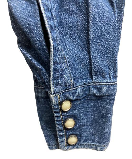 LEVI'S（リーバイス）LEVI'S (リーバイス) ショートホーン デニムウエスタンシャツ インディゴ サイズ:Mの古着・服飾アイテム