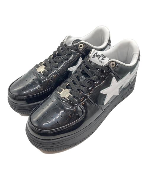 A BATHING APE（ア ベイシング エイプ）A BATHING APE (ア ベイシング エイプ) BAPE STA ブラック サイズ:US8.5の古着・服飾アイテム