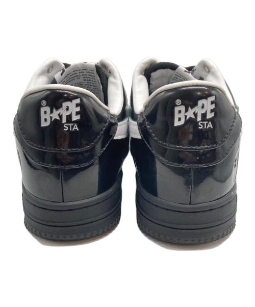 A BATHING APE（ア ベイシング エイプ）A BATHING APE (ア ベイシング エイプ) BAPE STA ブラック サイズ:US8.5の古着・服飾アイテム