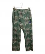 Needlesニードルズ）の古着「総柄トラックパンツ」｜カーキ