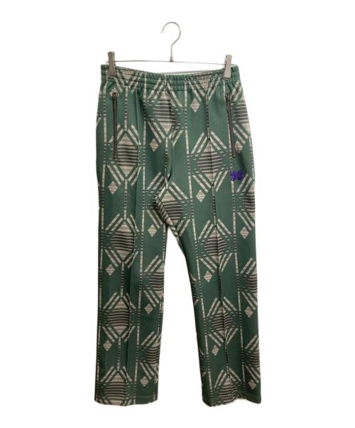 Needles（ニードルズ）Needles (ニードルズ) 総柄トラックパンツ カーキ サイズ:Sの古着・服飾アイテム