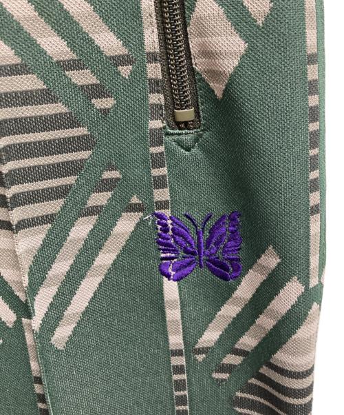 Needles（ニードルズ）Needles (ニードルズ) 総柄トラックパンツ カーキ サイズ:Sの古着・服飾アイテム