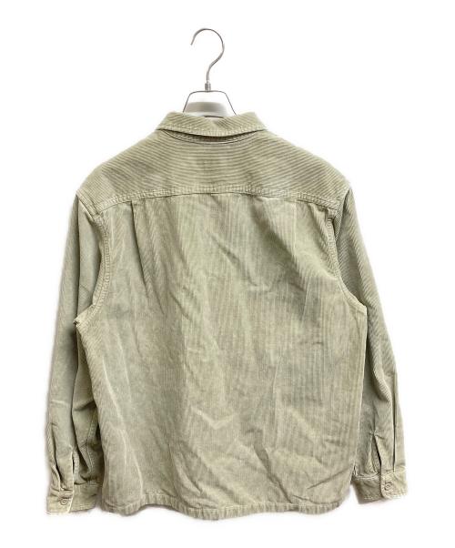 SUPREME（シュプリーム）SUPREME (シュプリーム) 24SS Washed Corduroy Zip Up Shirt ベージュ サイズ:Lの古着・服飾アイテム