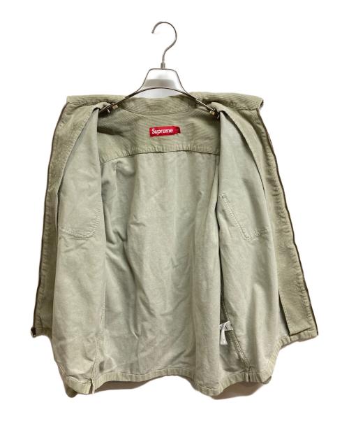 SUPREME（シュプリーム）SUPREME (シュプリーム) 24SS Washed Corduroy Zip Up Shirt ベージュ サイズ:Lの古着・服飾アイテム