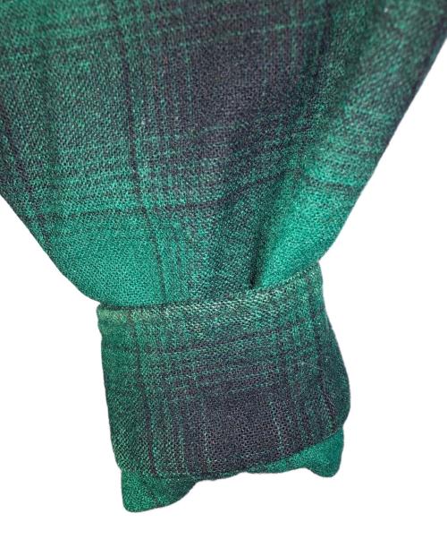 PENDLETON（ペンドルトン）PENDLETON (ペンドルトン) 70s ウールチェックシャツ グリーン サイズ:Lの古着・服飾アイテム