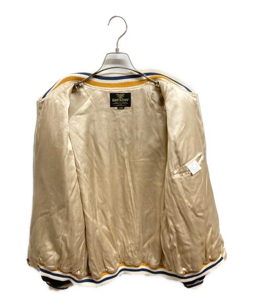 HOUSTON（ヒューストン）HOUSTON (ヒューストン) RAYON SOUVENIR JACKET ブラック サイズ:Lの古着・服飾アイテム