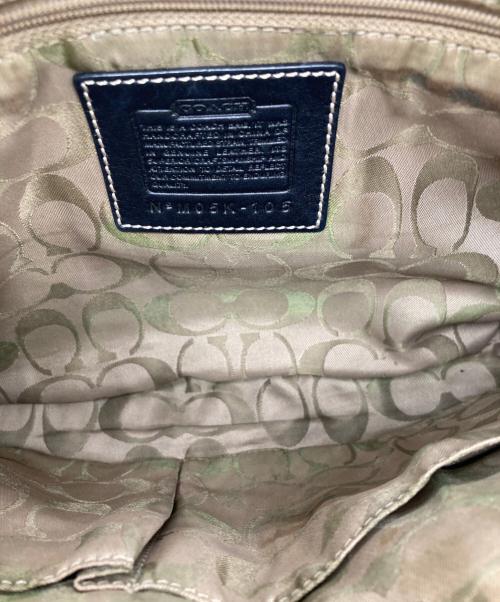 COACH（コーチ）COACH (コーチ) ハンドストローバッグ ベージュの古着・服飾アイテム