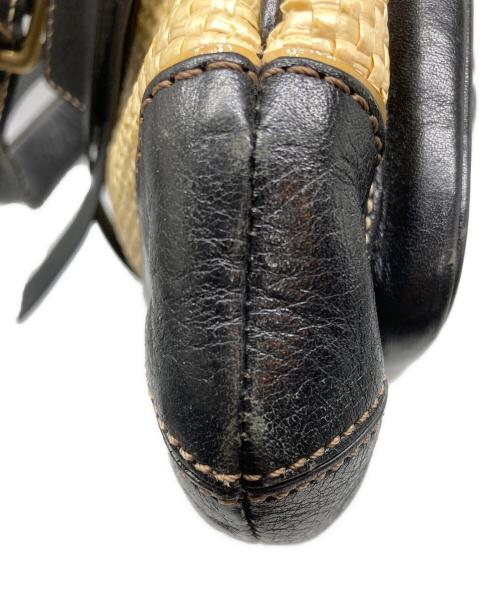 COACH（コーチ）COACH (コーチ) ハンドストローバッグ ベージュの古着・服飾アイテム