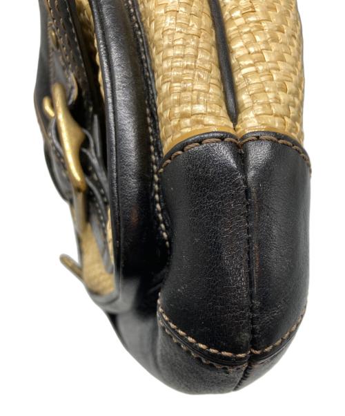 COACH（コーチ）COACH (コーチ) ハンドストローバッグ ベージュの古着・服飾アイテム