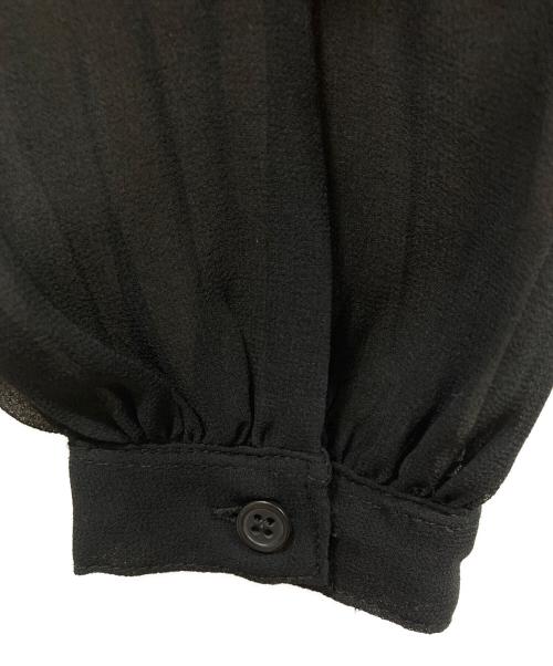 DIESEL（ディーゼル）DIESEL (ディーゼル) ドッキングシアーシャツ ブラック サイズ:XSの古着・服飾アイテム