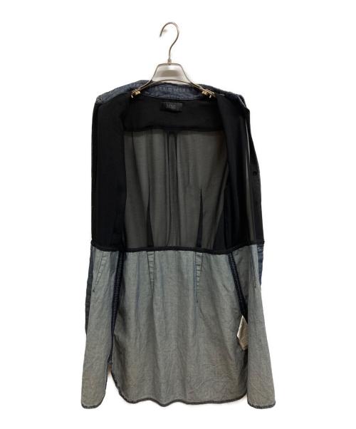 DIESEL（ディーゼル）DIESEL (ディーゼル) ドッキングシアーシャツ ブラック サイズ:XSの古着・服飾アイテム