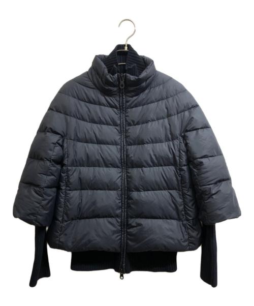 DUVETICA（デュベティカ）DUVETICA (デュベティカ) kathleenレイヤードダウンジャケット ネイビー サイズ:40の古着・服飾アイテム