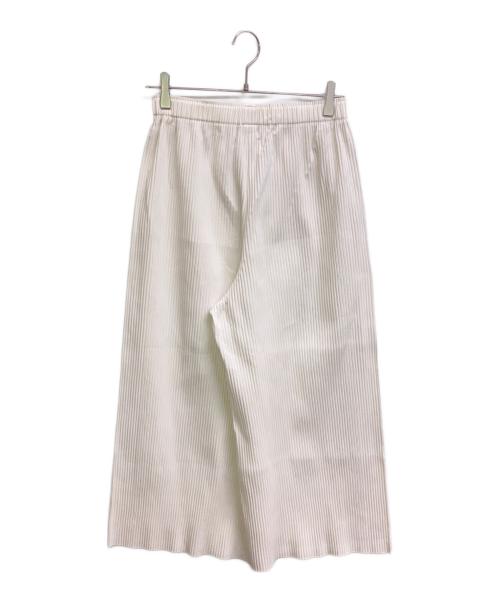 ISSEY MIYAKE me（イッセイ ミヤケ ミー）ISSEY MIYAKE me (イッセイ ミヤケ ミー) プリーツワイドパンツ ホワイト サイズ:FREEの古着・服飾アイテム