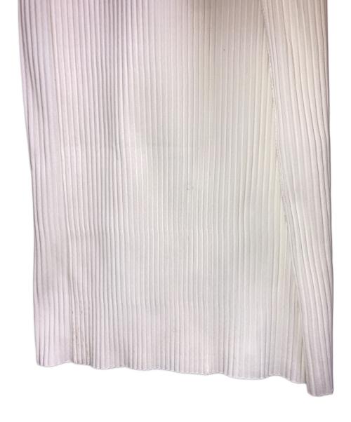 ISSEY MIYAKE me（イッセイ ミヤケ ミー）ISSEY MIYAKE me (イッセイ ミヤケ ミー) プリーツワイドパンツ ホワイト サイズ:FREEの古着・服飾アイテム