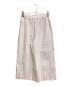ISSEY MIYAKE me（イッセイ ミヤケ ミー）の古着「プリーツワイドパンツ」｜ホワイト