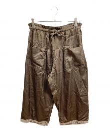 ISSEY MIYAKE me（イッセイ ミヤケ ミー）の古着「ワイドパンツ」｜ブラウン