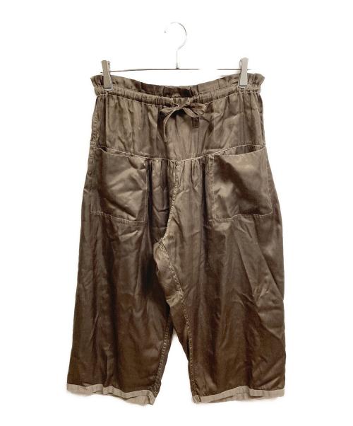 ISSEY MIYAKE me（イッセイ ミヤケ ミー）ISSEY MIYAKE me (イッセイ ミヤケ ミー) ワイドパンツ ブラウン サイズ:Freeの古着・服飾アイテム