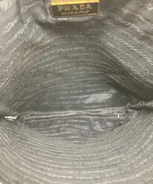 PRADA（プラダ）PRADA (プラダ) デニム巾着ポーチ インディゴの古着・服飾アイテム