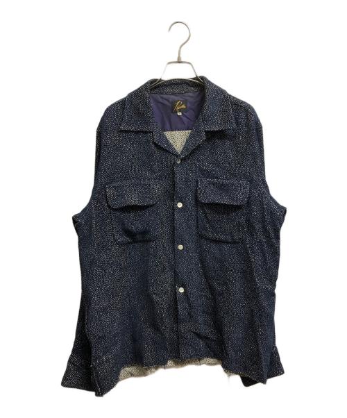 Needles（ニードルズ）Needles (ニードルズ) C.O.B.CLASSIC SHIRT ネイビー サイズ:Mの古着・服飾アイテム
