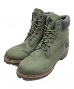 Timberlandティンバーランド）の古着「FABRIC BOOT GREEN CAMO JACQUARD」｜カーキ