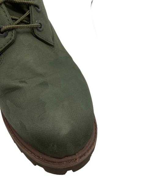 Timberland（ティンバーランド）Timberland (ティンバーランド) FABRIC BOOT GREEN CAMO JACQUARD カーキ サイズ:US9.5の古着・服飾アイテム