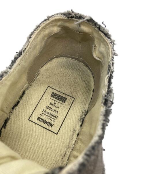 Maison MIHARA YASUHIRO（メゾン ミハラ ヤスヒロ）Maison MIHARA YASUHIRO (メゾン ミハラ ヤスヒロ) RECOGNIZE (レコグナイズ) BOWWOW (バウワウ) ローカットスニーカー グレー サイズ:42の古着・服飾アイテム