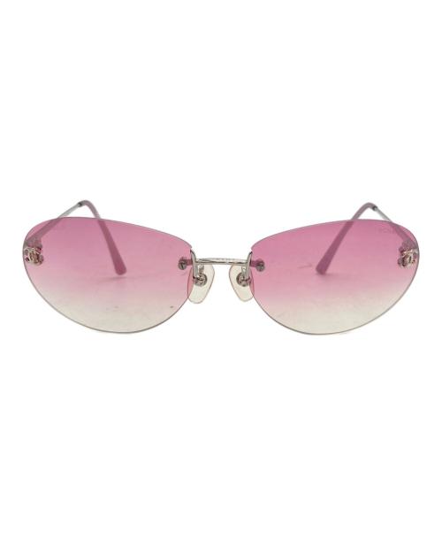 CHANEL（シャネル）CHANEL (シャネル) サングラス ピンク サイズ:59□16 130の古着・服飾アイテム