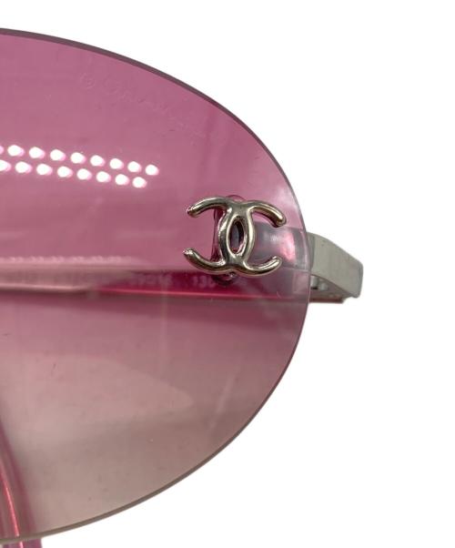 CHANEL（シャネル）CHANEL (シャネル) サングラス ピンク サイズ:59□16 130の古着・服飾アイテム