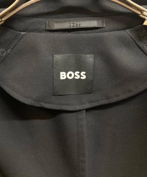 BOSS（ボス）BOSS (ボス) スリムフィットジャケット マシンウォッシャブル ストレッチファブリック ブラック サイズ:46の古着・服飾アイテム