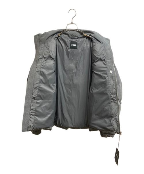 BOSS（ボス）BOSS (ボス) 防水ジャケット ブラッシュドフランネル グレー サイズ:48の古着・服飾アイテム