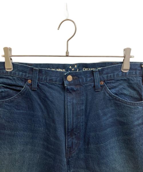 45R（フォーティファイブ・アール）45R (フォーティファイブ・アール) おこめデニムの納戸納戸クロスビー5（焦） インディゴ サイズ:34の古着・服飾アイテム