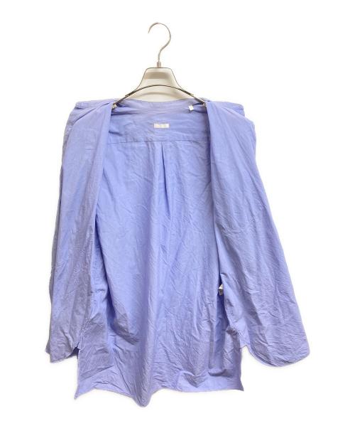 COMOLI（コモリ）COMOLI (コモリ) バンドカラーコモリシャツ ブルー サイズ:2の古着・服飾アイテム