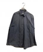 COMOLIコモリ）の古着「コモリシャツ」｜グレー