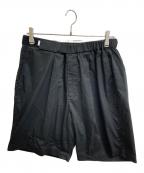Graphpaperグラフペーパー）の古着「Solotex Twill Wide Chef Shorts #C.GRAY」｜ブラック