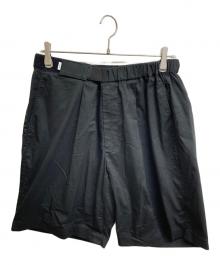 Graphpaper（グラフペーパー）の古着「Solotex Twill Wide Chef Shorts #C.GRAY」｜ブラック