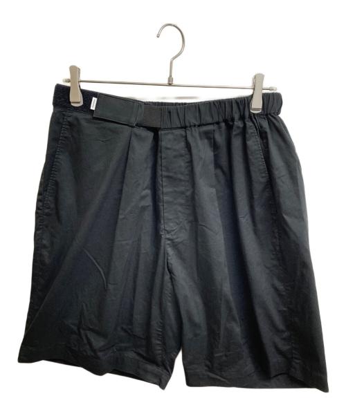Graphpaper（グラフペーパー）Graphpaper (グラフペーパー) Solotex Twill Wide Chef Shorts #C.GRAY ブラック サイズ:Sの古着・服飾アイテム