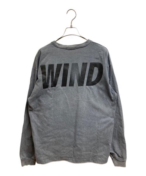 WIND AND SEA（ウィンダンシー）WIND AND SEA (ウィンダンシー) 長袖プリントカットソー グレー サイズ:Lの古着・服飾アイテム