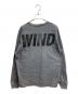 WIND AND SEA (ウィンダンシー) 長袖プリントカットソー グレー サイズ:L：10000円