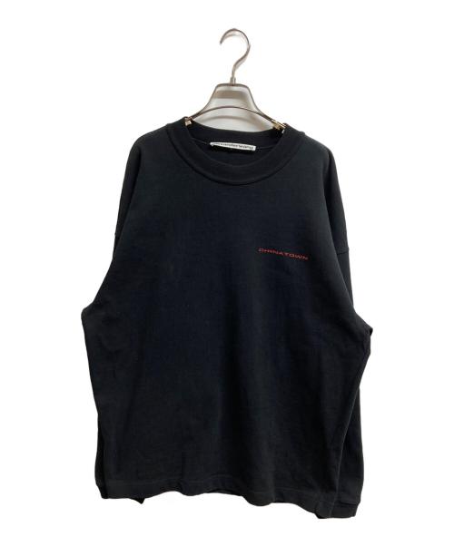 ALEXANDER WANG（アレキサンダー・ワン）ALEXANDER WANG (アレキサンダー・ワン) クルーネックスウェット ブラック サイズ:Mの古着・服飾アイテム
