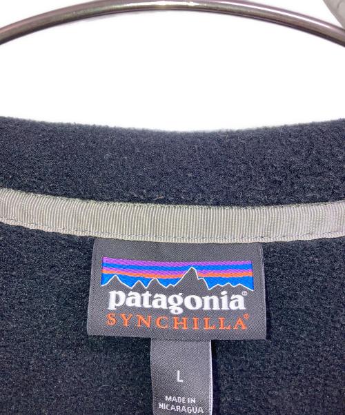 Patagonia（パタゴニア）Patagonia (パタゴニア) シンチラスナップTプルオーバー ブラック サイズ:Lの古着・服飾アイテム
