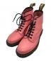 Dr.Martens（ドクターマーチン）の古着「8ホールブーツ」｜ピンク
