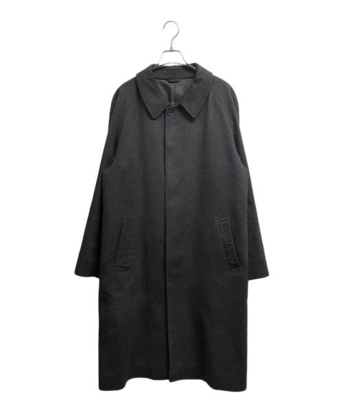 CHAPS（チャップス）CHAPS (チャップス) カシミヤステンカラーコート ブラック サイズ:LLの古着・服飾アイテム