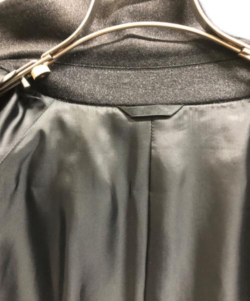 CHAPS（チャップス）CHAPS (チャップス) カシミヤステンカラーコート ブラック サイズ:LLの古着・服飾アイテム