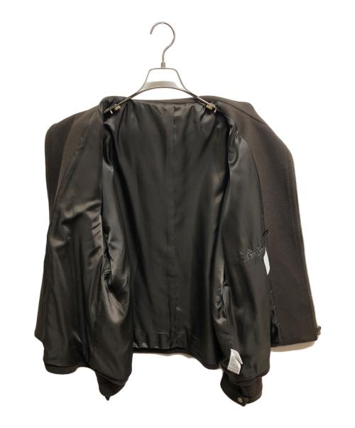 Lui's（ルイス）Lui's (ルイス) ビーバーメルトンZIPブルゾン ブラウン サイズ:Mの古着・服飾アイテム