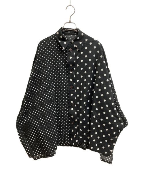 Y's（ワイズ）Y's (ワイズ) ドットS/Sシャツ ブラック サイズ:1の古着・服飾アイテム