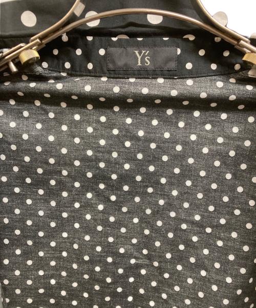 Y's（ワイズ）Y's (ワイズ) ドットS/Sシャツ ブラック サイズ:1の古着・服飾アイテム