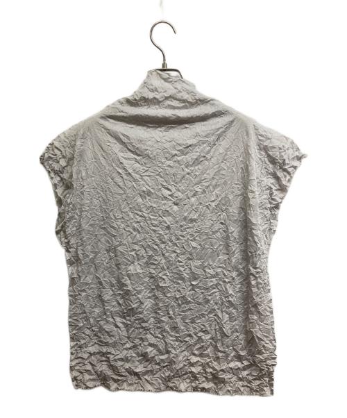 me ISSEY MIYAKE（ミーイッセイ ミヤケ）me ISSEY MIYAKE (ミーイッセイ ミヤケ) しわ加工 メレンゲTシャツ グレー サイズ:Freeの古着・服飾アイテム